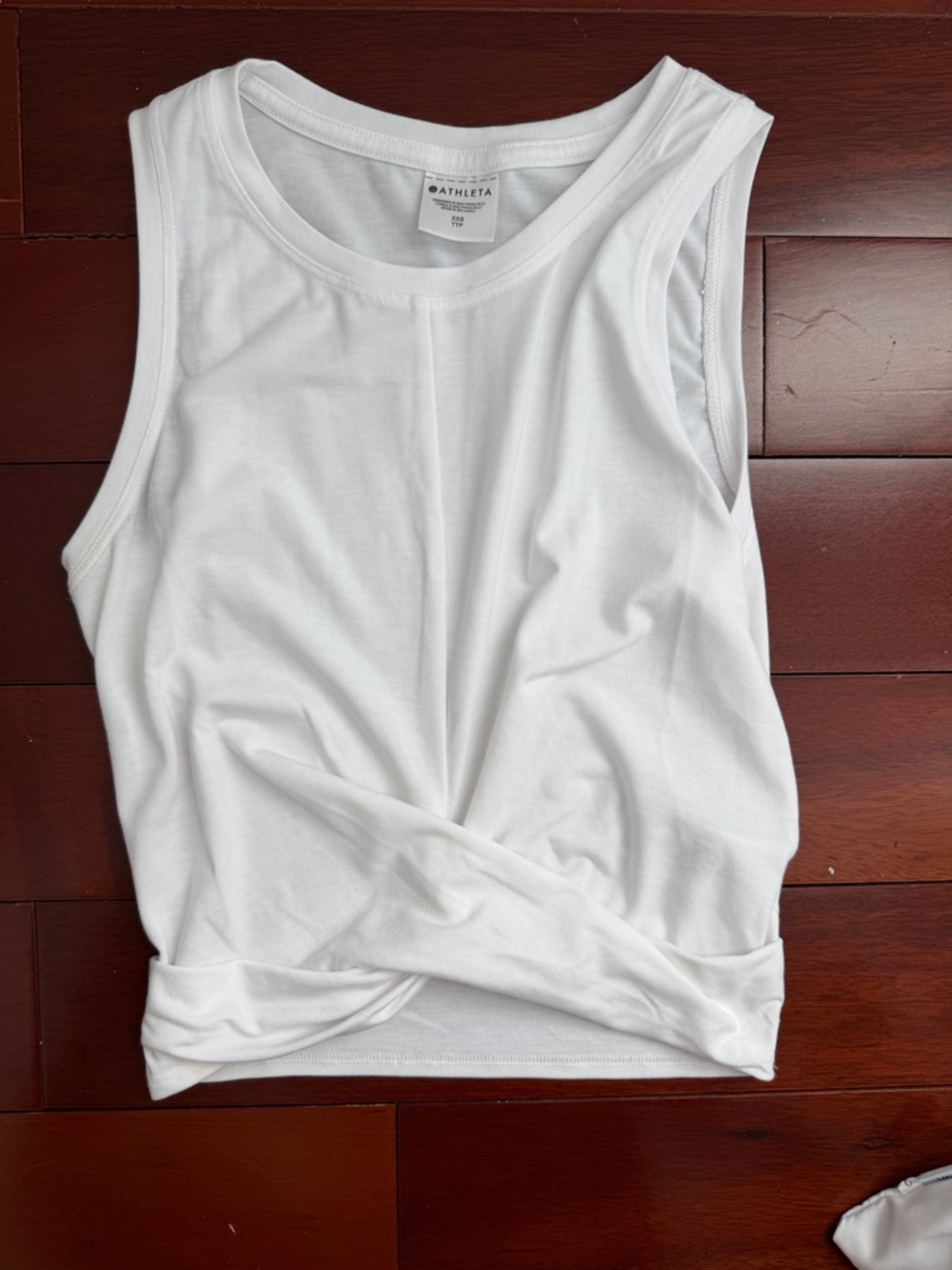 Athleta White Twist-Knot Tank Top for Women